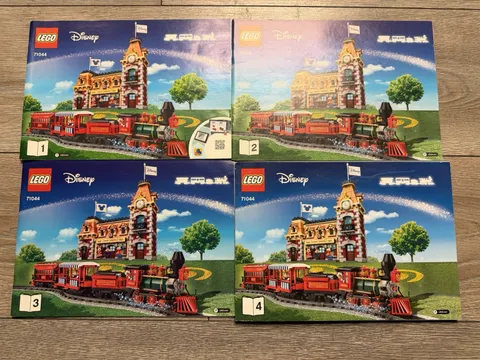 LEGO 71044 Disney Train  & Station Instruction Manuals Only  ALL 1, 2, 3,4 EUC 
