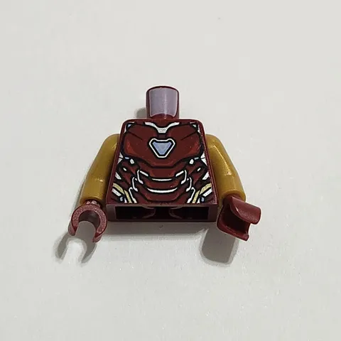 Lego Iron Man Avengers Superhero Red Suit Minifigure Minifig Torso