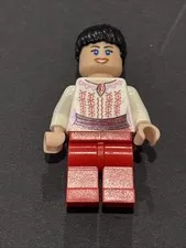 Lego Marion Ravenwood 7195 Red and White Cairo Outfit Indiana Jones Minifigure