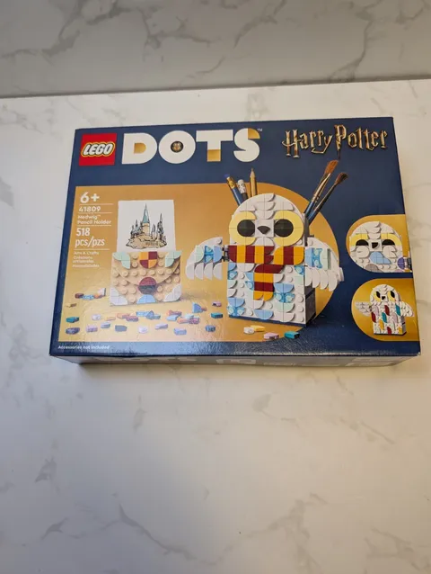 LEGO Dots Harry Potter Hedwig Pencil Holder 41809 518 Pieces New Sealed