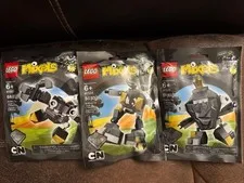 3 LEGO Mixels Series 1 41503 Krader 41504 Seismo 41505 Shuff Polybags New Sealed