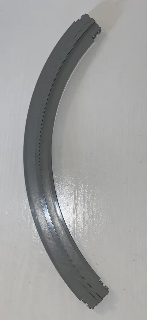 Lego Part 2672 Monorail Track Curve Long Vintage Light Gray x1 Original Retired