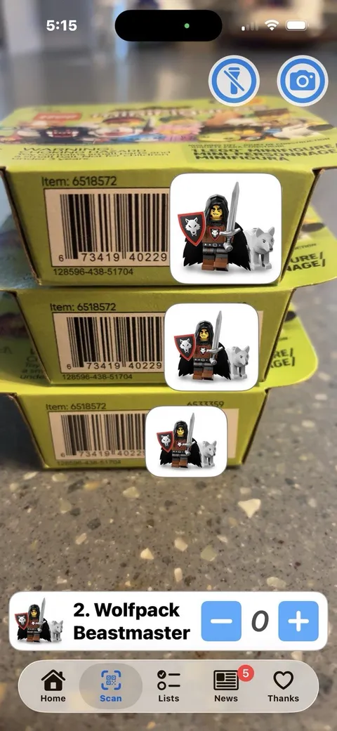 3x LEGO Series 27 Collectible Minifigures 71048 - Wolfpack Beastmaster