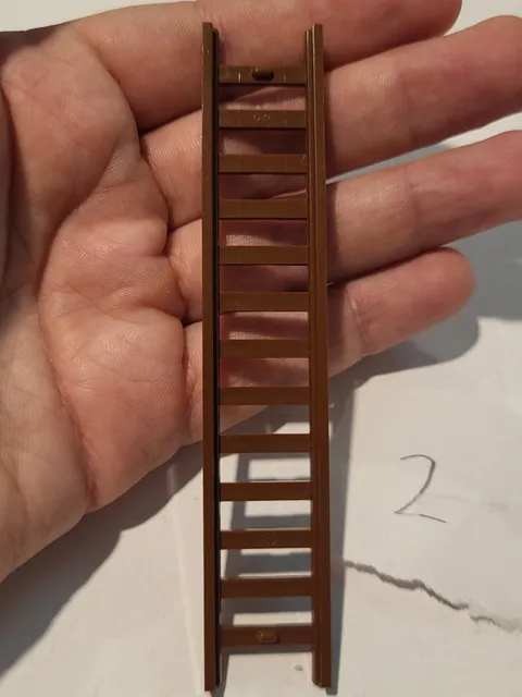 LEGO Vintage Brown 13 Rung Ladder Part 4207 Castle City Accessory 10199 70404