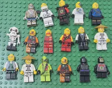 Lot of Lego Ninjago Incomplete Minifigure Missing Parts Pieces Authentic