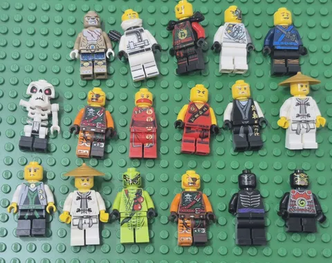 Lot of Lego Ninjago Incomplete Minifigure Missing Parts Pieces Authentic