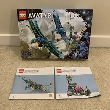LEGO Avatar Jake Neytiri's First Banshee Flight 75572 Building Set Box Booklets