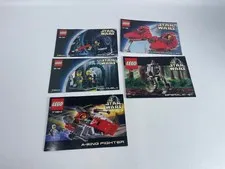LEGO Star Wars Instruction Manual Booklet LOT OF 5 7200 7201 7134 7127 7199