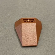 Lego 4855 13349 Wedges Brown Replacement Add-on Piece Part