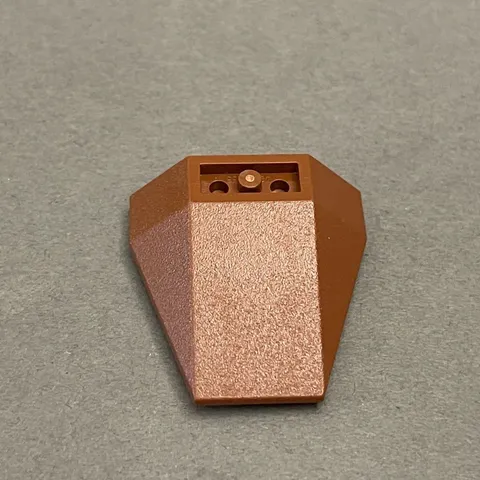 Lego 4855 13349 Wedges Brown Replacement Add-on Piece Part