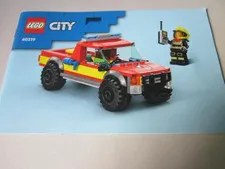 Lego Building Instructions Instruction City 60319 Fire Station Pick Up Fireguard