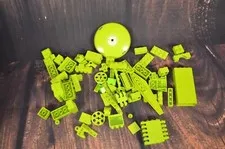 LEGO Bulk Lot 4 Ounces Building Bricks Blocks Genuine Bright Green
