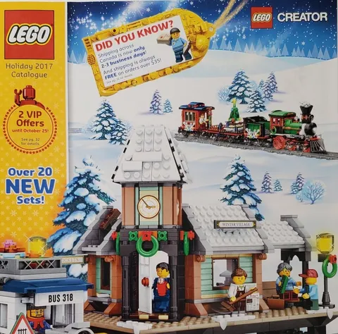 MAGAZINE Lego Club Catalogue Christmas Holiday 2017