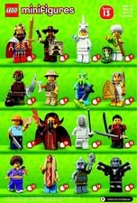 Complete Set of (16) Lego Series 13 Minifigures 71008 New Factory Sealed 2015
