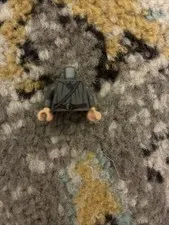 LEGO - Minifig, Torso - Cloak with Rope and Belt Pattern (Gandalf) - Dark Gray