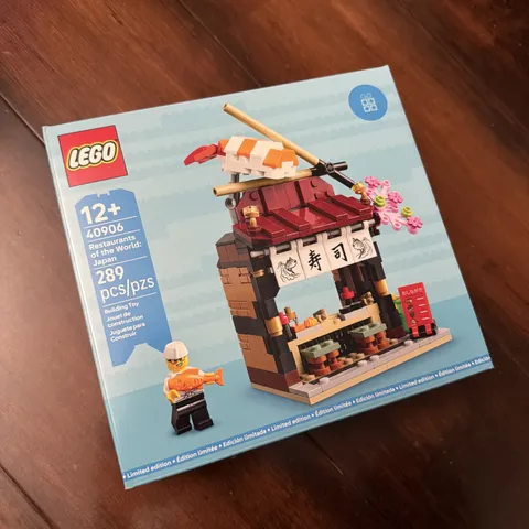 LEGO 40906 Restaurants of the World Japan Sushi Shop GWP Limited Edition 