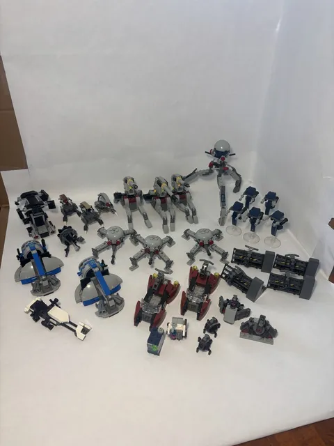 LEGO Star Wars Battle Pack Lot Vehicles & Builds ONLY No Minifigures Army Parts