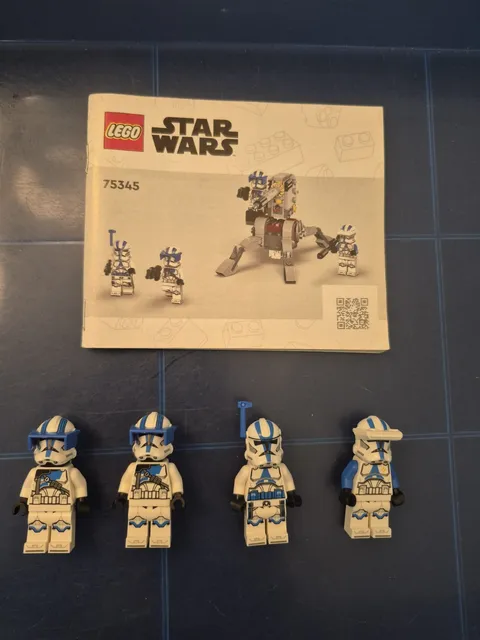 lego 75345 501st clone troopers: 4 Minifigs and Manual Only. NO other Parts. 