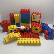 LEGO DUPLO Bricks & Blocks Bulk Lot, Assorted Colors, Eye Pieces, 30 pieces Dog