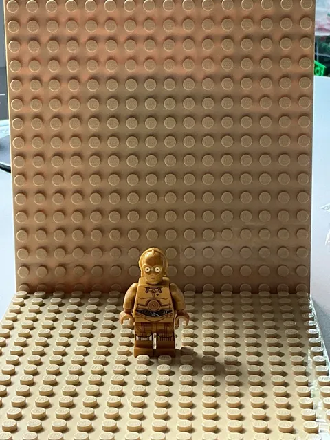 Lego Minifigure - Star Wars: C-3PO - Colorful Wires, Printed Legs NEW sw0700