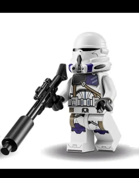 LEGO® Star Wars 187th Legion Clone Commander Minifigure w/ Blaster 75342 - New