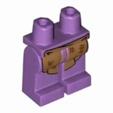 LEGO Minifigure Hips and Legs with Medium Nougat Apron