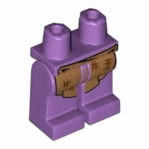 LEGO Minifigure Hips and Legs with Medium Nougat Apron