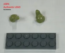 LEGO NEW Olive Green Frog (2x) 6472547 Brick 28841