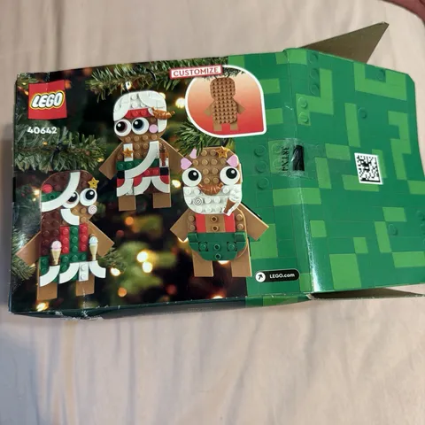 LEGO Gingerbread Ornaments - Christmas Tree Building Set for Small Open Box