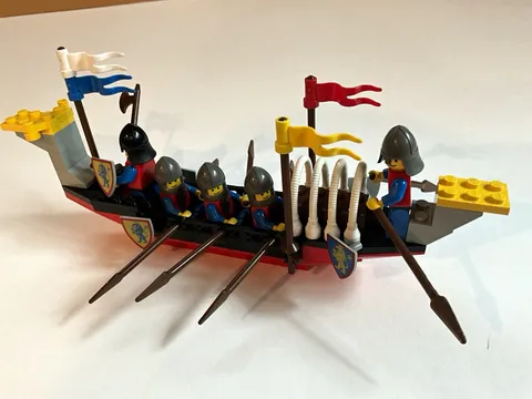 LEGO 6049 Viking Voyager Castle LEGOLAND Vintage complete w/ minifigs, instr.