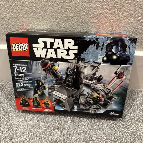 LEGO Star Wars: Darth Vader Transformation (75183) Brand New Sealed Retired