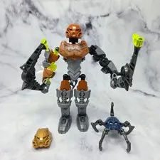 Lego Bionicle Pohatu - Master of Stone 70785 Complete No Box No Instructions