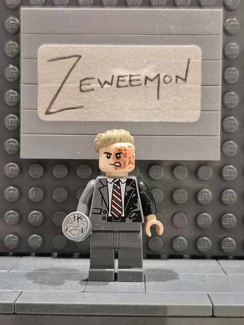 Two-Face Marvel DC Super Hero Lego figure minifigure minifig sh1023