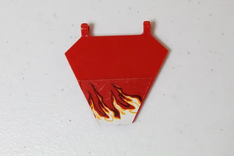 LEGO Red Flag 5 x 6 Hexagonal #51000