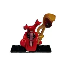 Lego Ninjago Fangtom w/ Staff Red Two Headed Snake Minifigure njo049 9445