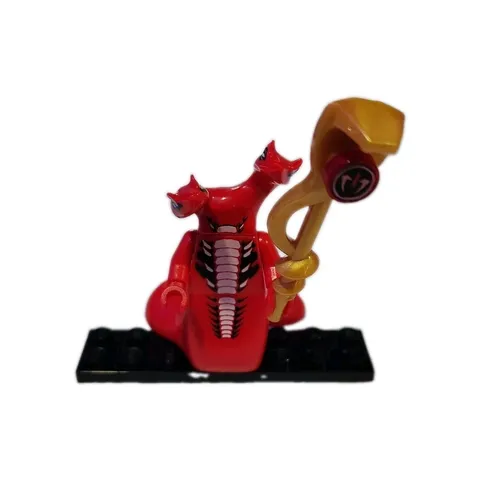 Lego Ninjago Fangtom w/ Staff Red Two Headed Snake Minifigure njo049 9445