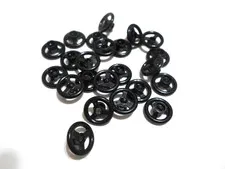 LEGO-#30663-BLACK  SMALL STEERING WHEEL/2 STUDS DIAMETER-22 PIECES