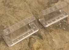 LEGO 4176 Parts Windshield Windscreen 2x6x2 TRANSPARENT Clear Glass. 2 Pieces