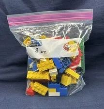 VINTAGE LEGO BLOCKS - 8 oz Bag