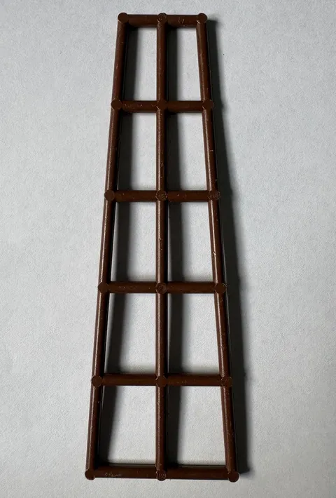 Vintage LEGO Brown Boat Mast Rigging 6057 Classic Pirates Ship Part Short