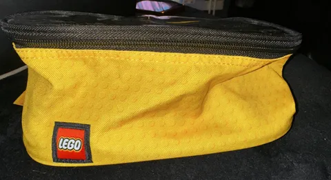 LEGO Storage Organizer Tote Bag Yellow Soft Fabric NEW w/ Tags Travel Carry Case