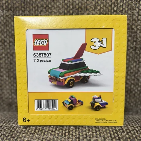 LEGO 3 in 1 Rebuildable Flyer Car Set 6387807. New. SEALED. 