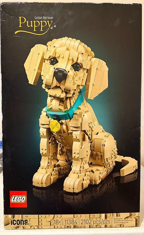 LEGO Icons Golden Retriever Puppy - Building Set 11384 - 2,102 Pieces 18+ NEW