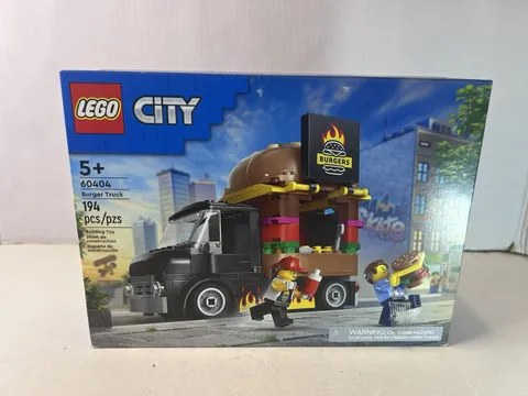 LEGO City Burger Truck 60404 Retired Building Set Sealed New Box Fast Shipping!!