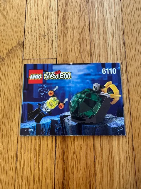 Lego Aquazone Solo Sub (6110) Instruction Booklet Only