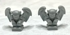 Lego  Gargoyles Lot of Two, Medium Stone Grey - NEW
