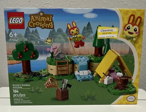 LEGO Animal Crossing 77047 Bunnie’s Outdoor Activities 164 pcs,New Sealed In Box