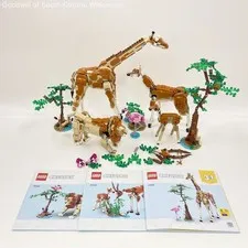 Assumed Complete LEGO 31150 Wild Safari Animals; With All 3 Manuals