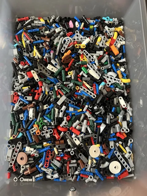 LEGO technic small parts, pins, connectors lot #A
