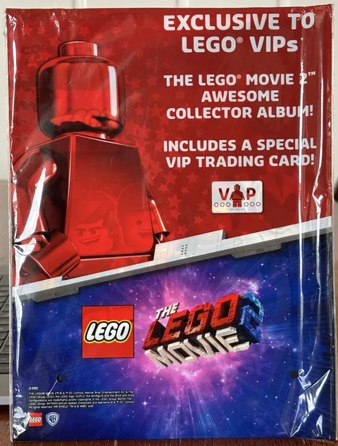 The Lego Movie 2 Awesome Collector Album Exclusive With Batman Trading Card